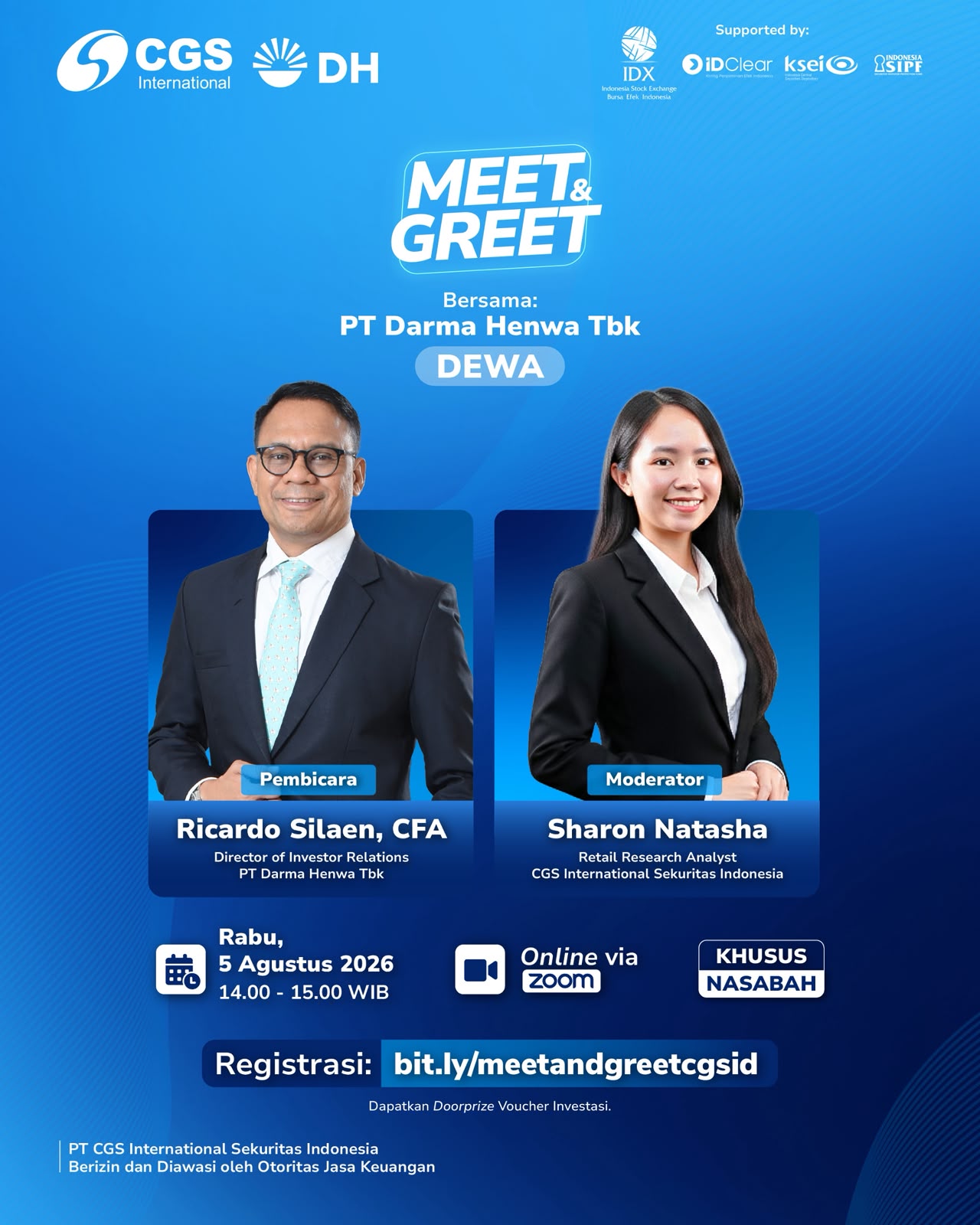Meet & Greet Bersama CGS International Sekuritas Indonesia.